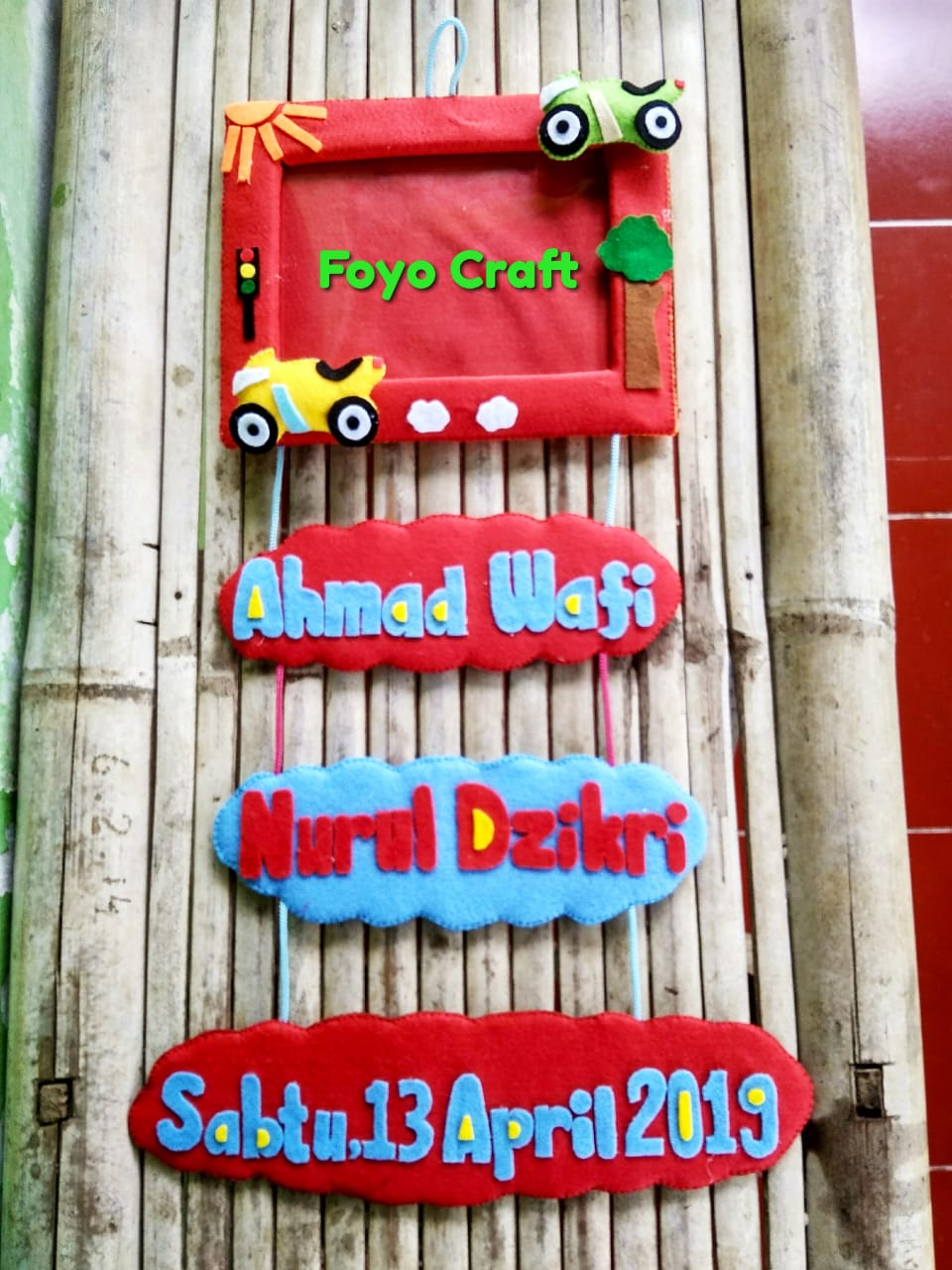 Hanging door + frame